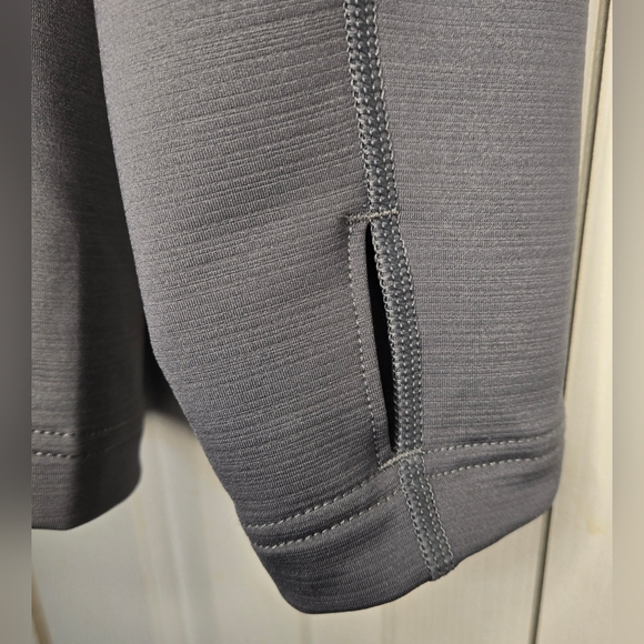 Nike Pro 1/4 Zip Pullover Sweatshirt Hyperwarm Fitted Men's Large Gray A… - Picture 4 of 8